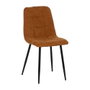 Silla Marrón Tejido-Metal Contract 44 X 42 X 89 cm (Set de 4)