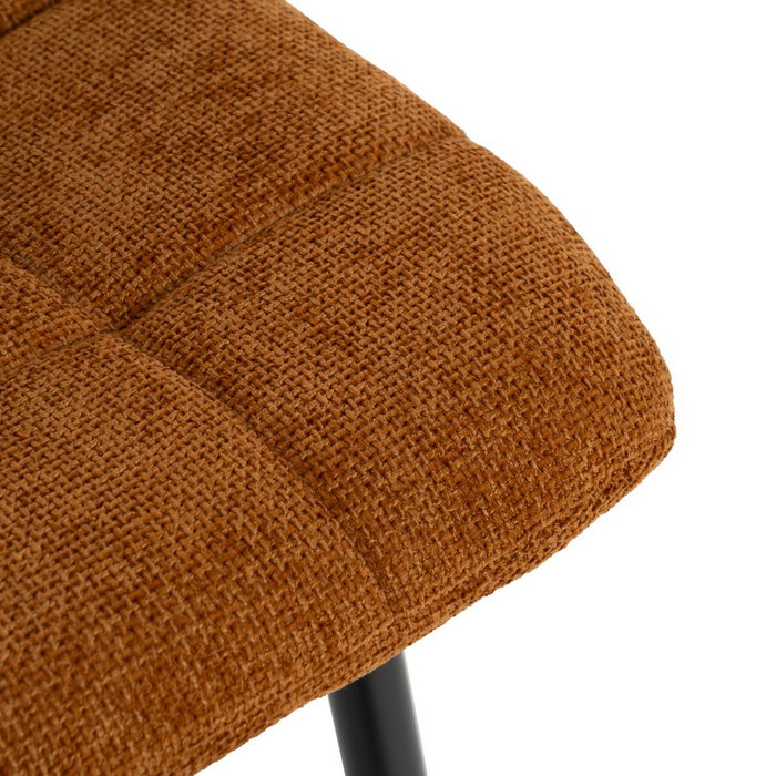 Silla Marrón Tejido-Metal Contract 44 X 42 X 89 cm (Set de 4)
