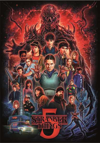 Clementoni Puzle Stranger Things 5 - 1000 Piezas, en Español y Otros Idiomas, Puzzle para Adultos Clementoni Puzle Stranger Things 5 - 1000 Piezas, en Español y Otros Idiomas, Puzzle para Adultos