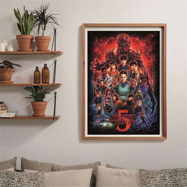Clementoni Puzle Stranger Things 5 - 1000 Piezas, en Español y Otros Idiomas, Puzzle para Adultos Clementoni Puzle Stranger Things 5 - 1000 Piezas, en Español y Otros Idiomas, Puzzle para Adultos