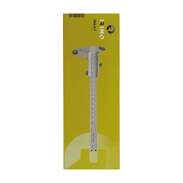 Irimo 984-6-1 Calibre Vernier Pie de Rey 150mm Acero Inoxidable Templado Caja Plástico Irimo 984-6-1 Calibre Vernier Pie de Rey 150mm Acero Inoxidable Templado Caja Plástico