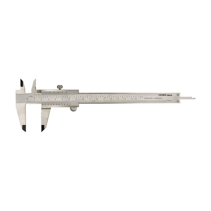 Irimo 984-6-1 Calibre Vernier Pie de Rey 150mm Acero Inoxidable Templado Caja Plástico Irimo 984-6-1 Calibre Vernier Pie de Rey 150mm Acero Inoxidable Templado Caja Plástico