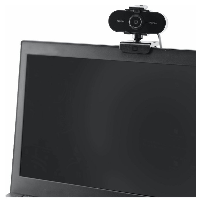 Dicota Cámara Web PRO Plus Full HD 1080p Negro
