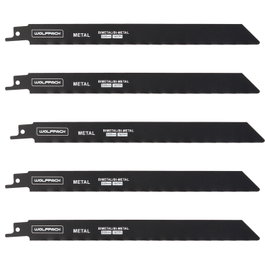 WOLFPACK LINEA PROFESIONAL Hoja Sierra Sable para Metales 228 mm 18 TPI (5 Piezas)