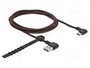 DeLOCK Cable EASY-USB 2.0 USB Tipo-A a USB Tipo-C™ Angular 1,5 m Negro