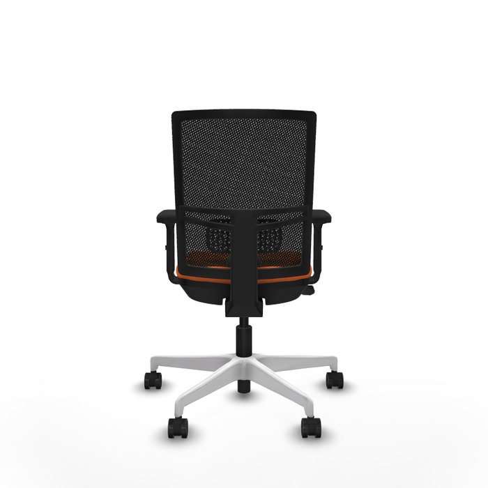 PIQUERAS Y CRESPO Silla de oficina Yunquera Naranja/Negro