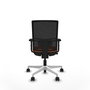 PIQUERAS Y CRESPO Silla de oficina Yunquera Naranja/Negro