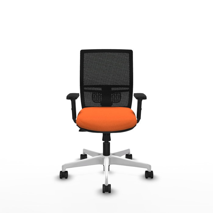 PIQUERAS Y CRESPO Silla de oficina Yunquera Naranja/Negro