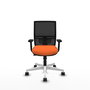 PIQUERAS Y CRESPO Silla de oficina Yunquera Naranja/Negro
