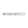 LogiLink LPS229 Regleta de enchufes de 3 salidas, 1,5 m, Blanco