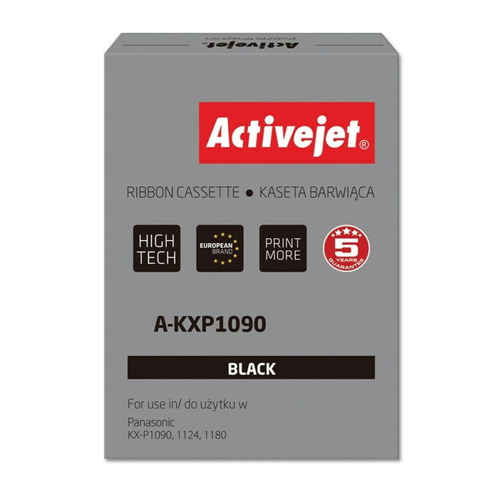 Activejet cinta a-kxp1090 (repuesto panasonic kx-p115 supreme negro) Activejet cinta a-kxp1090 (repuesto panasonic kx-p115 supreme negro)