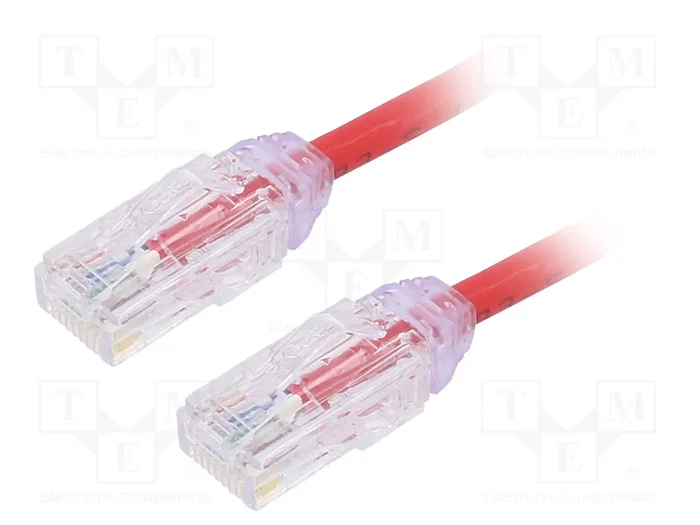 PANDUIT Patch cord Cat 6a U/UTP 5m Rojo PANDUIT Patch cord Cat 6a U/UTP 5m Rojo