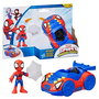 Hasbro Figura Spidey y Vehículo Bólido Arácnido Spider-Man G2461 Marvel, Juguete para niños +3 años