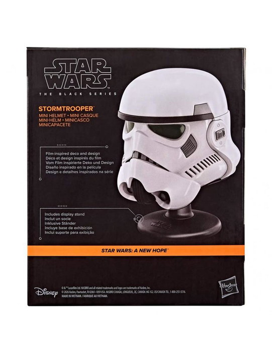 Hasbro Star Wars The Black Series Mini Casco Stormtrooper Hasbro Star Wars The Black Series Mini Casco Stormtrooper