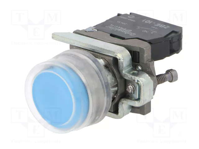 SCHNEIDER ELECTRIC XB4BP61 Interruptor de presión azul 22mm NA