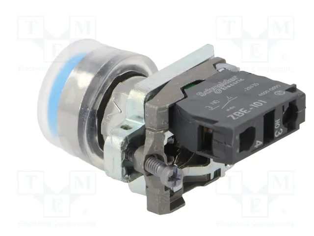 SCHNEIDER ELECTRIC XB4BP61 Interruptor de presión azul 22mm NA