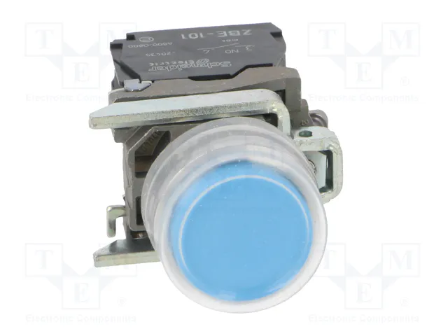 SCHNEIDER ELECTRIC XB4BP61 Interruptor de presión azul 22mm NA