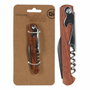 Excellent Houseware Sacacorchos de acero inoxidable y madera con 3 funciones