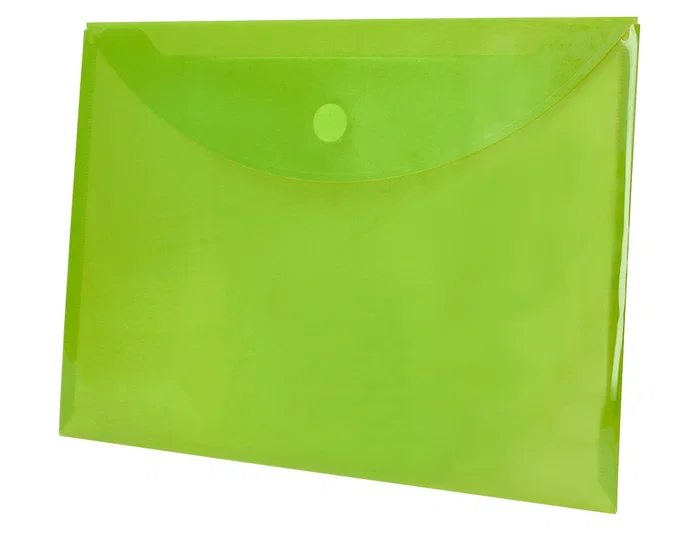 Liderpapel Carpeta dossier A4 con cierre de velcro verde