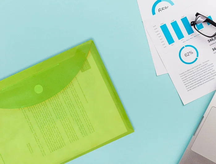 Liderpapel Carpeta dossier A4 con cierre de velcro verde