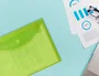 Carpeta Liderpapel Dossier A4 Cierre De Velcro Verde 12 unidades