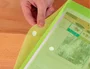 Liderpapel Carpeta dossier A4 con cierre de velcro verde