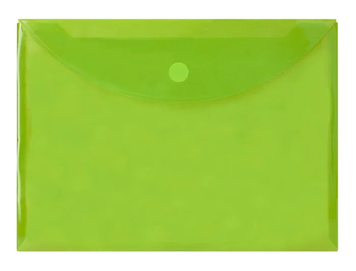 Liderpapel Carpeta dossier A4 con cierre de velcro verde