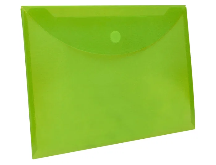 Liderpapel Carpeta dossier A4 con cierre de velcro verde