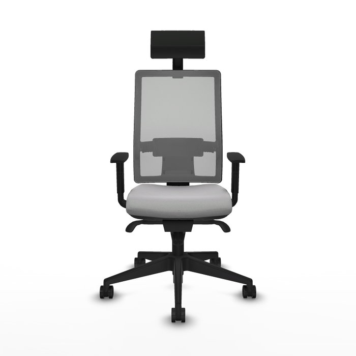 PIQUERAS Y CRESPO Silla de oficina Horna Gris con Mecanismo Sincro PIQUERAS Y CRESPO Silla de oficina Horna Gris con Mecanismo Sincro
