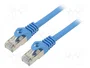 Lanberg Cable de red Cat6a S/FTP 1 m Azul PCF6A-10CC