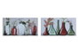 DKD Home Decor Cuadro Lienzo MDF 120x2,8x60 Jarrones Surtido de 2