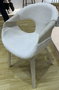 DKD Home Decor Silla Scandi Gris 67.5 x 82 x 52.5 cm