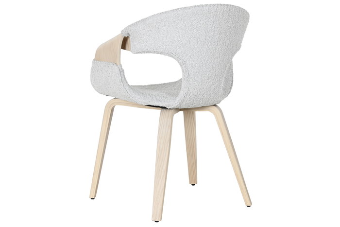DKD Home Decor Silla Scandi Gris 67.5 x 82 x 52.5 cm