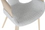 DKD Home Decor Silla Scandi Gris 67.5 x 82 x 52.5 cm