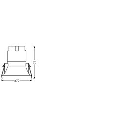Ledvance Foco LED empotrable 5W 350Lm 4000K 30º IP20/IP20