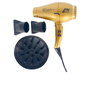 Parlux ALYON GOLD EDITION Secador Profesional con Difusor y 2 Boquillas - Set Peluquería Lote #Amarillo, Color Dorado