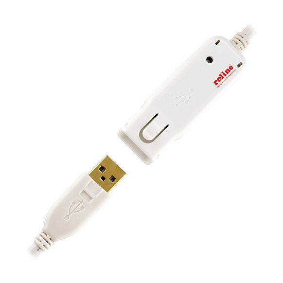 Roline Cable Repetidor Activo USB 2.0 para 12.04.1085 12 m Blanco