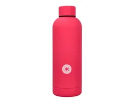 Antartik Botella Portalíquidos Isotérmica Acero Inoxidable Libre de BPA, 500 ml, Fucsia, Calor 12h, Frío 24h