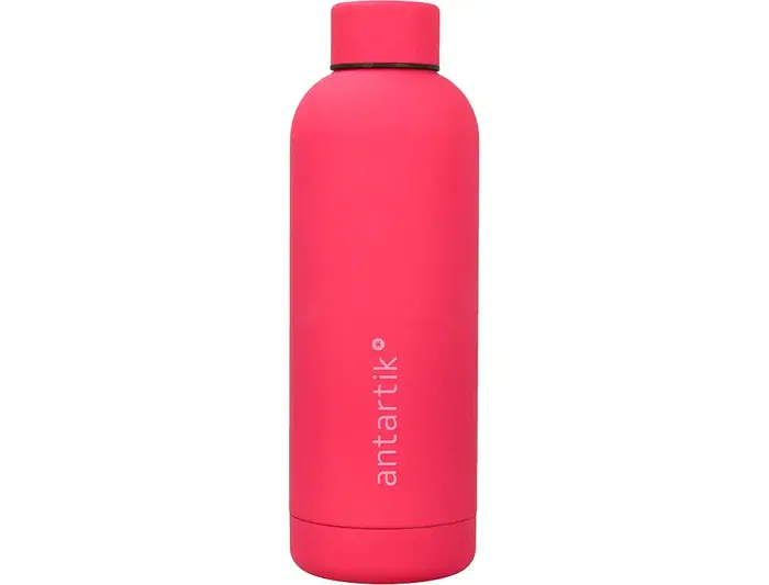 Antartik Botella Portalíquidos Isotérmica Acero Inoxidable Libre de BPA, 500 ml, Fucsia, Calor 12h, Frío 24h