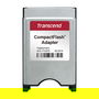 Transcend PC Card CompactFlash Adapter, CF to PCMCIA Type II/III, Plata, Compatible con CompactFlash (Type I), CE/FCC/BSMI/RCM