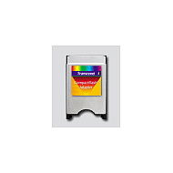 Transcend PC Card CompactFlash Adapter, CF to PCMCIA Type II/III, Plata, Compatible con CompactFlash (Type I), CE/FCC/BSMI/RCM