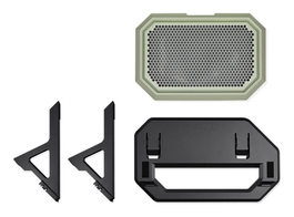 Thermaltake AC-076-ONENAN-A1 Kit de Conversión de Torre a Rack para Carcasa de Ordenador Midi Tower Negro/Verde Claro