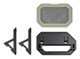 Thermaltake Kit de conversión de torre a rack para The Tower 600, Verde matcha