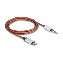 DeLOCK Cable AUX USB Type-C™ a Jack de 3,5 mm 4 Pin 1,2 m