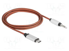 DeLOCK Cable Auxiliar USB Type-C™ a Jack de 3,5 mm 4 Pin 1,2 m 81288