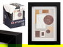 Giftdecor Portafoto Pared Madera con Paspartú Negro 10x15cm (Set de 24)