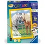 Ravensburger RAV12023035 CreArt Kids Duo Caballos 18x24cm