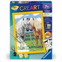 Ravensburger CreArt Kids Duo caballos 18x24cm