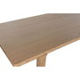 DKD Home Decor Mesa de Comedor Tropical en Roble Natural 210 x 101 x 76 cm, Desmontable