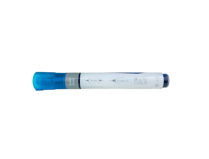 Nobo Rotulador Pizarra Blanca Tinta Líquida Punta Cónica 3 mm Azul Caja de 10 Unidades